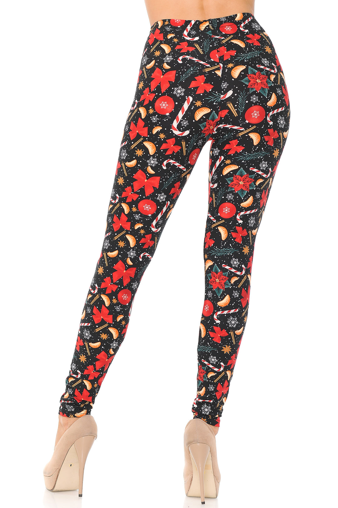 Buttery Soft Traditional Country Christmas Plus Size Leggings
