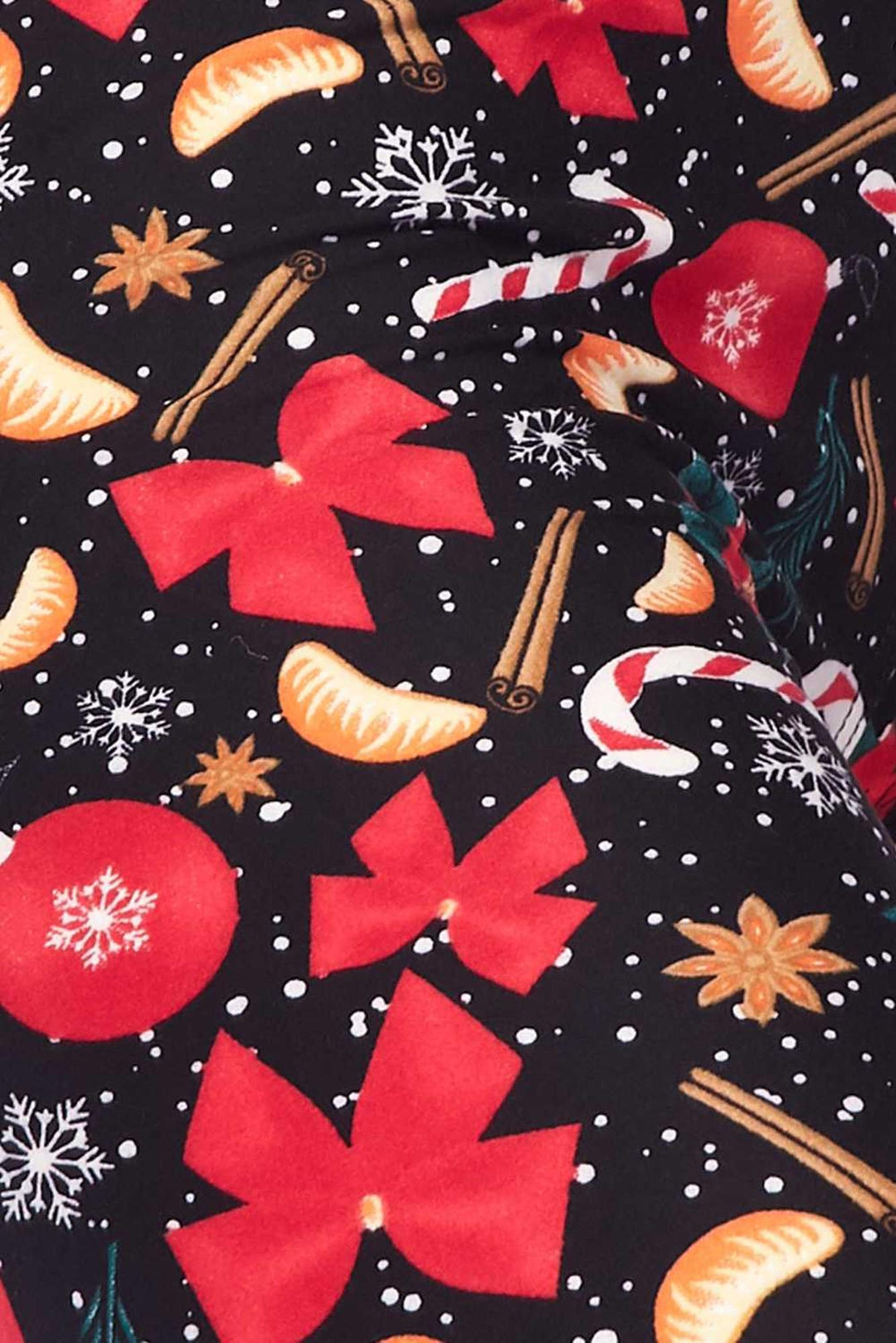 Buttery Soft Traditional Country Christmas Plus Size Leggings