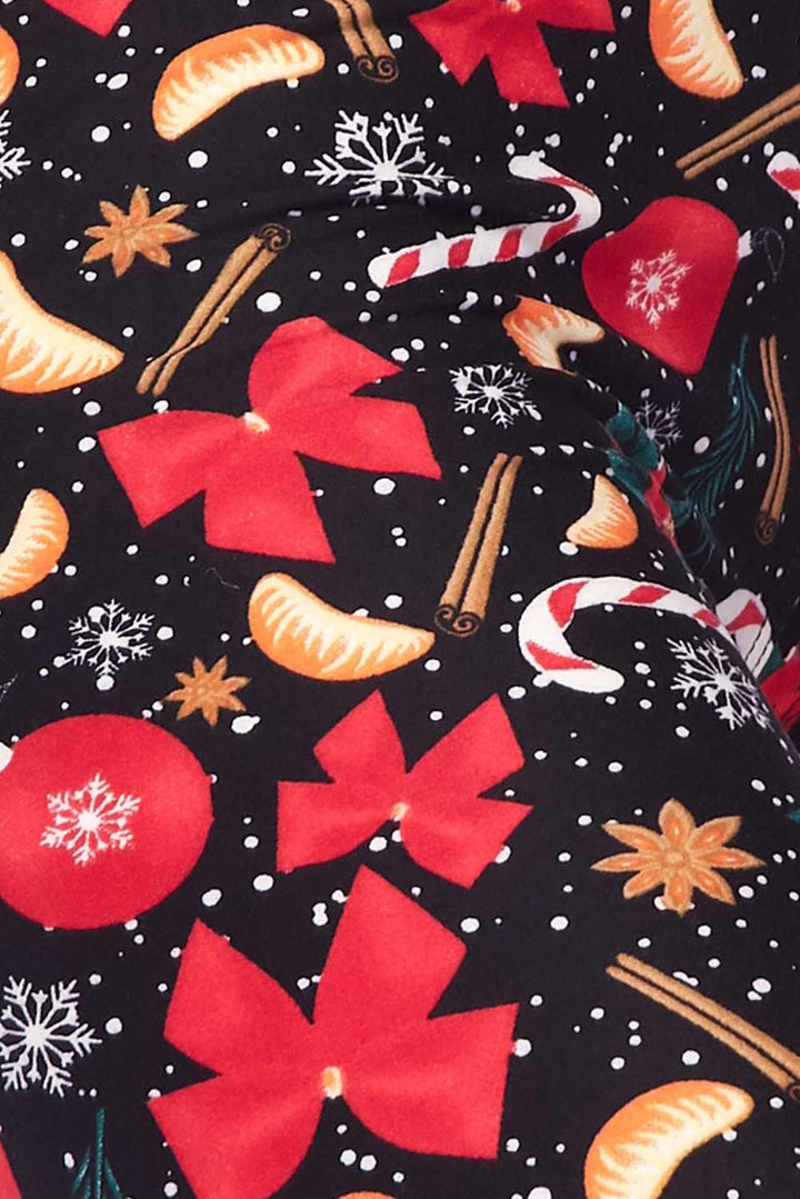 Buttery Soft Traditional Country Christmas Plus Size Leggings
