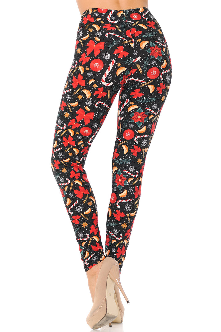 Buttery Soft Traditional Country Christmas Plus Size Leggings
