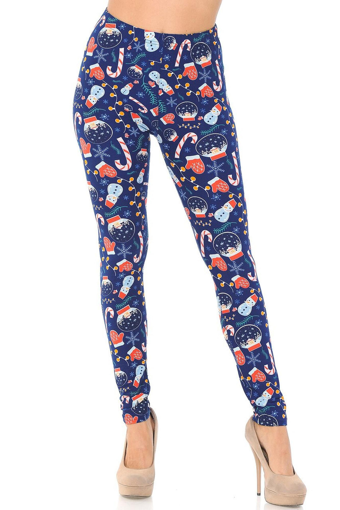 Buttery Smooth Memories of Christmas Plus Size Leggings
