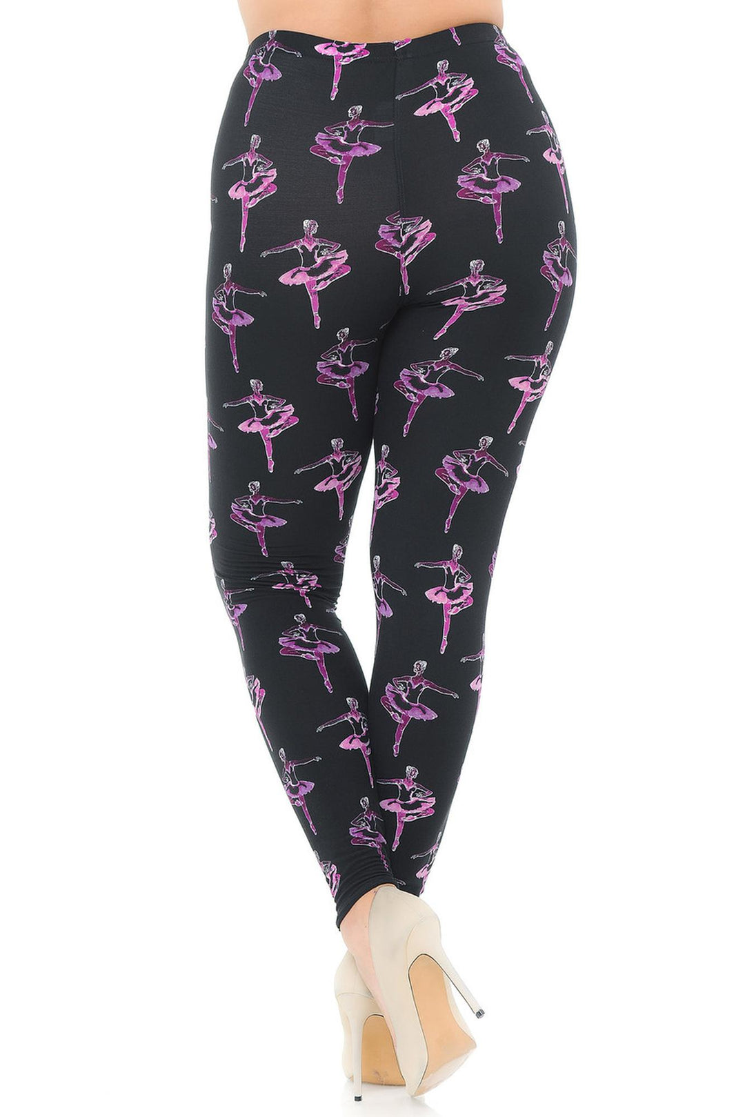 Buttery Smooth Ballerina Plus Size Leggings