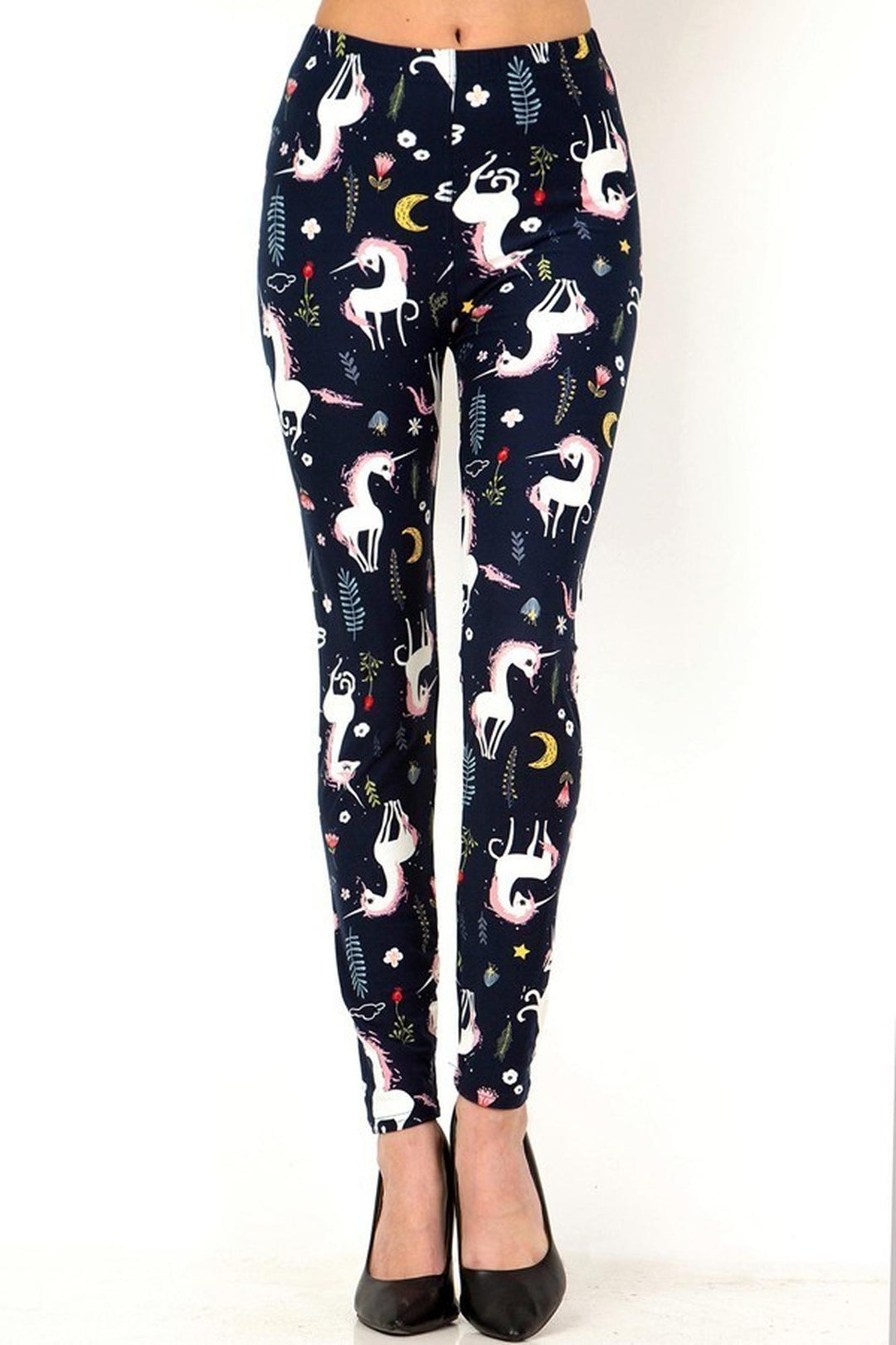 Buttery Smooth Moonlight Unicorn Plus Size Leggings