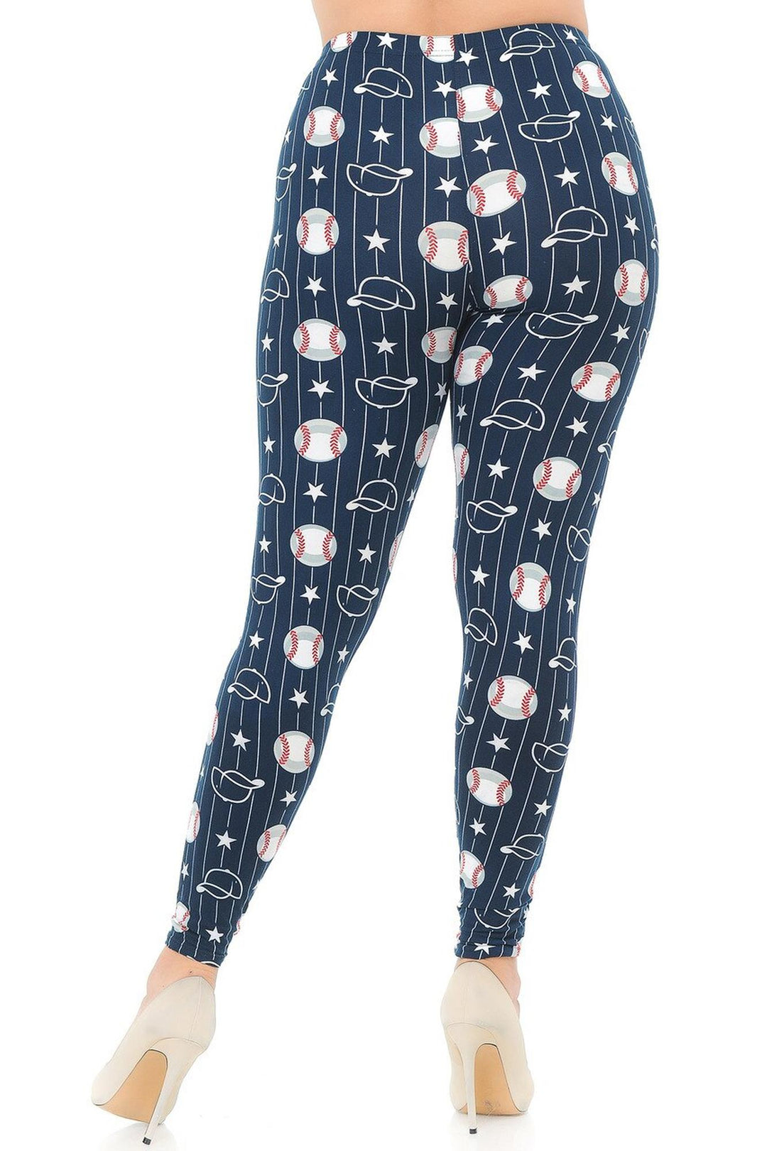 Buttery Smooth I Love Baseball Plus Size Leggings