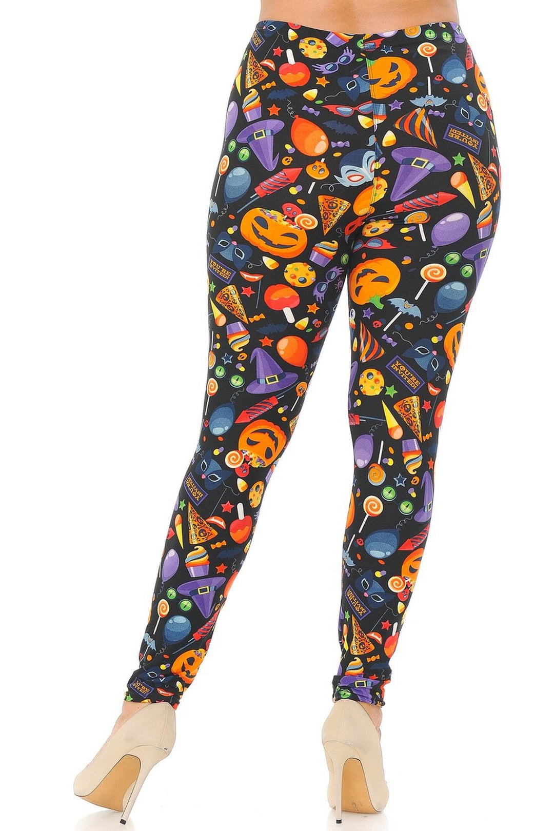 Buttery Smooth Halloween Medley Plus Size Leggings