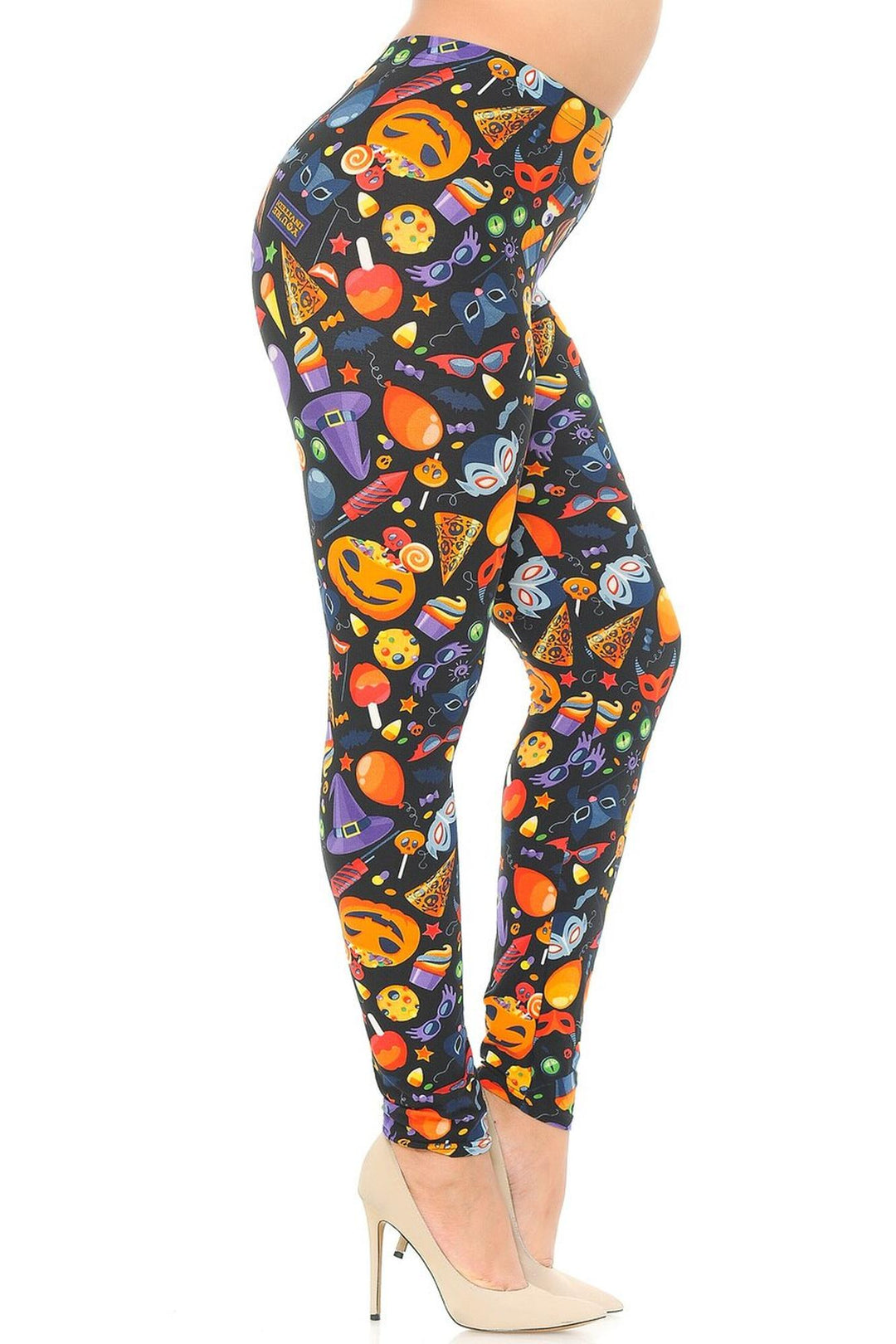 Buttery Smooth Halloween Medley Plus Size Leggings