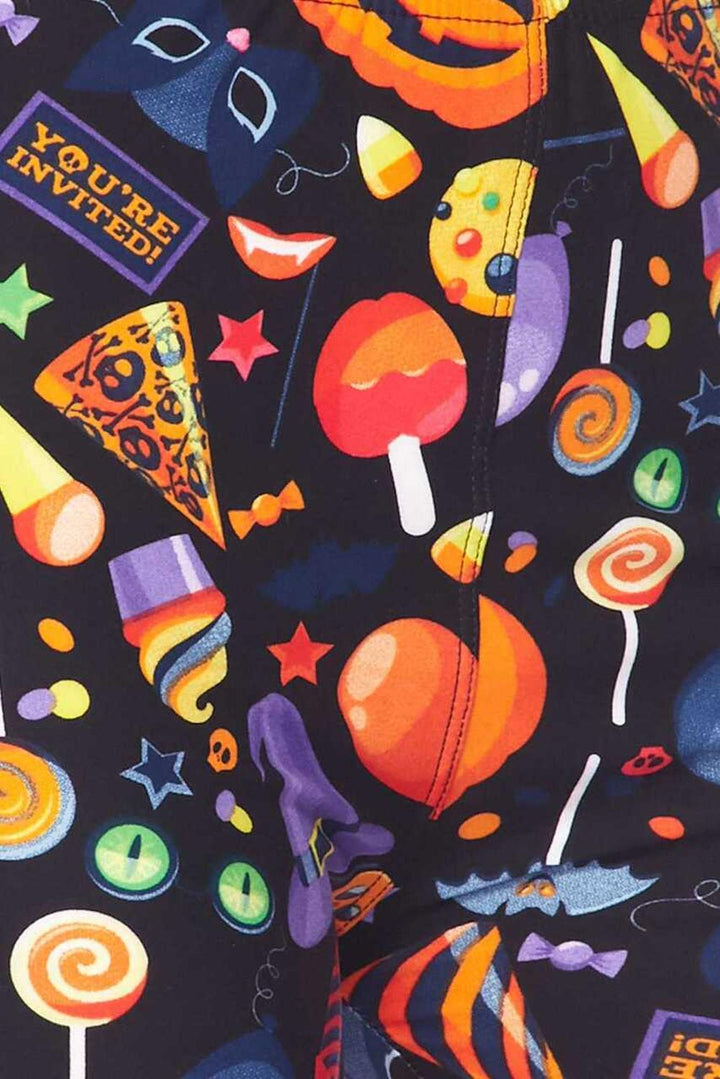 Buttery Smooth Halloween Medley Plus Size Leggings