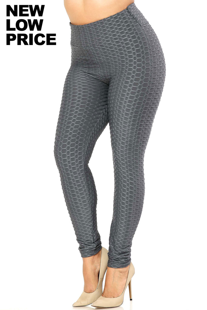 Scrunch Butt High Waisted Plus Size Leggings