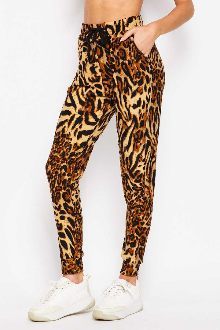 Buttery Soft Predator Leopard Plus Size Joggers