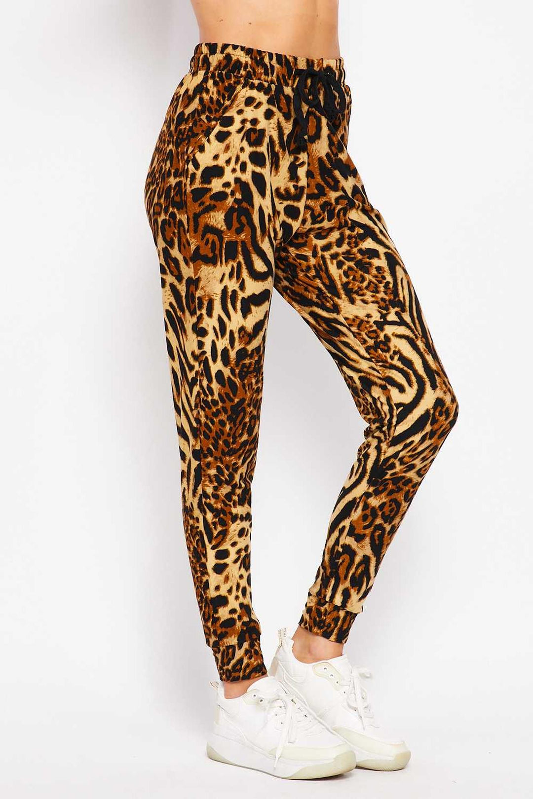 Buttery Soft Predator Leopard Plus Size Joggers