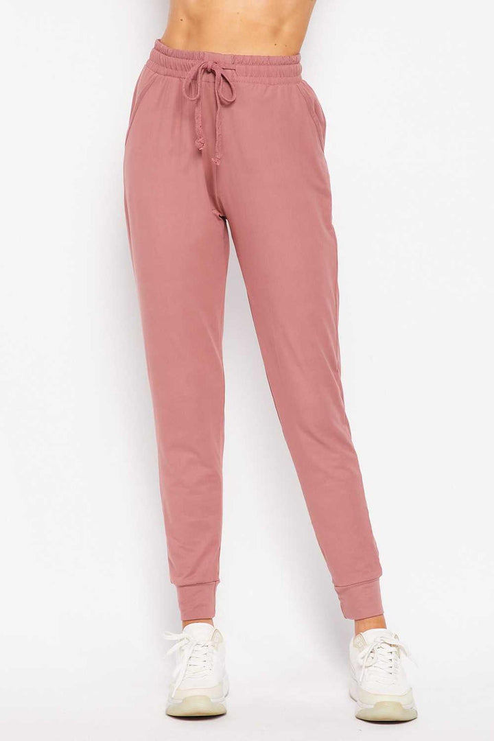 Buttery Soft Basic Solid Plus Size Joggers - New Mix