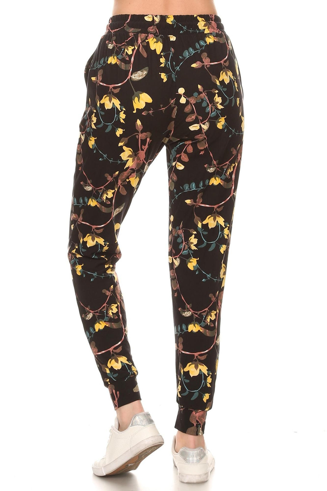 Buttery Soft Sunrise Floral Plus Size Joggers
