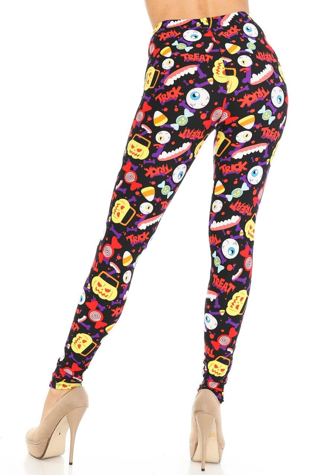 Buttery Smooth Trick or Treat Plus Size Leggings