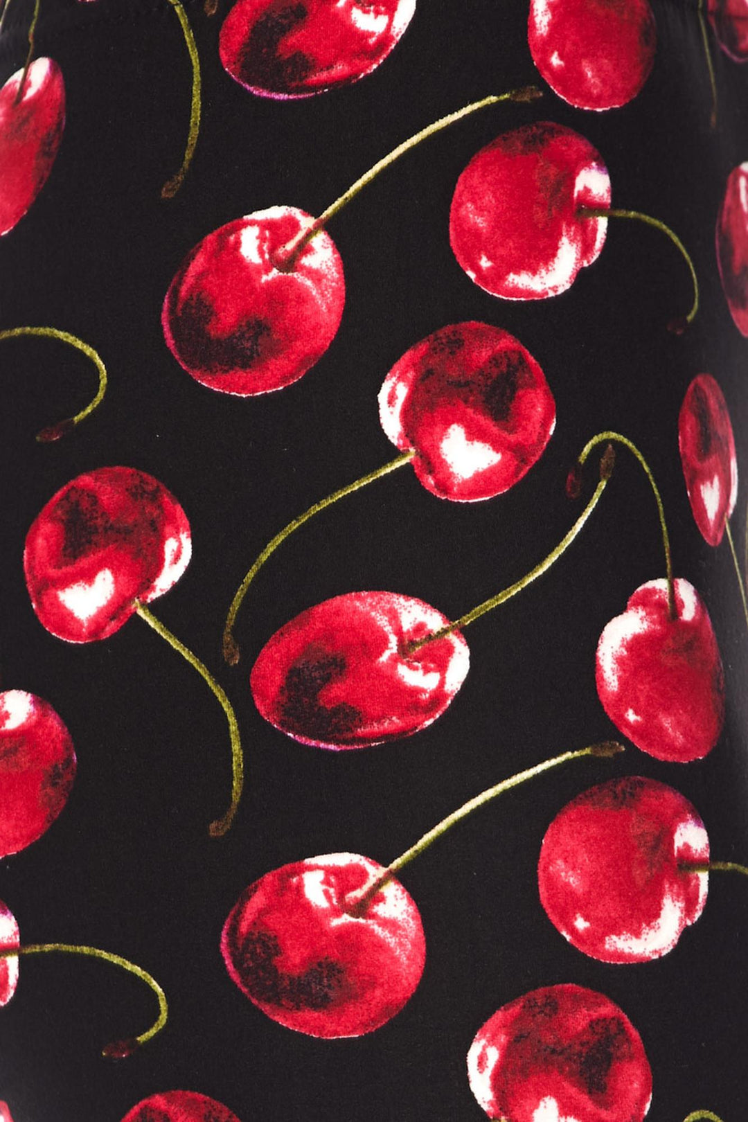 Buttery Smooth Summer Wild Cherry Plus Size Leggings