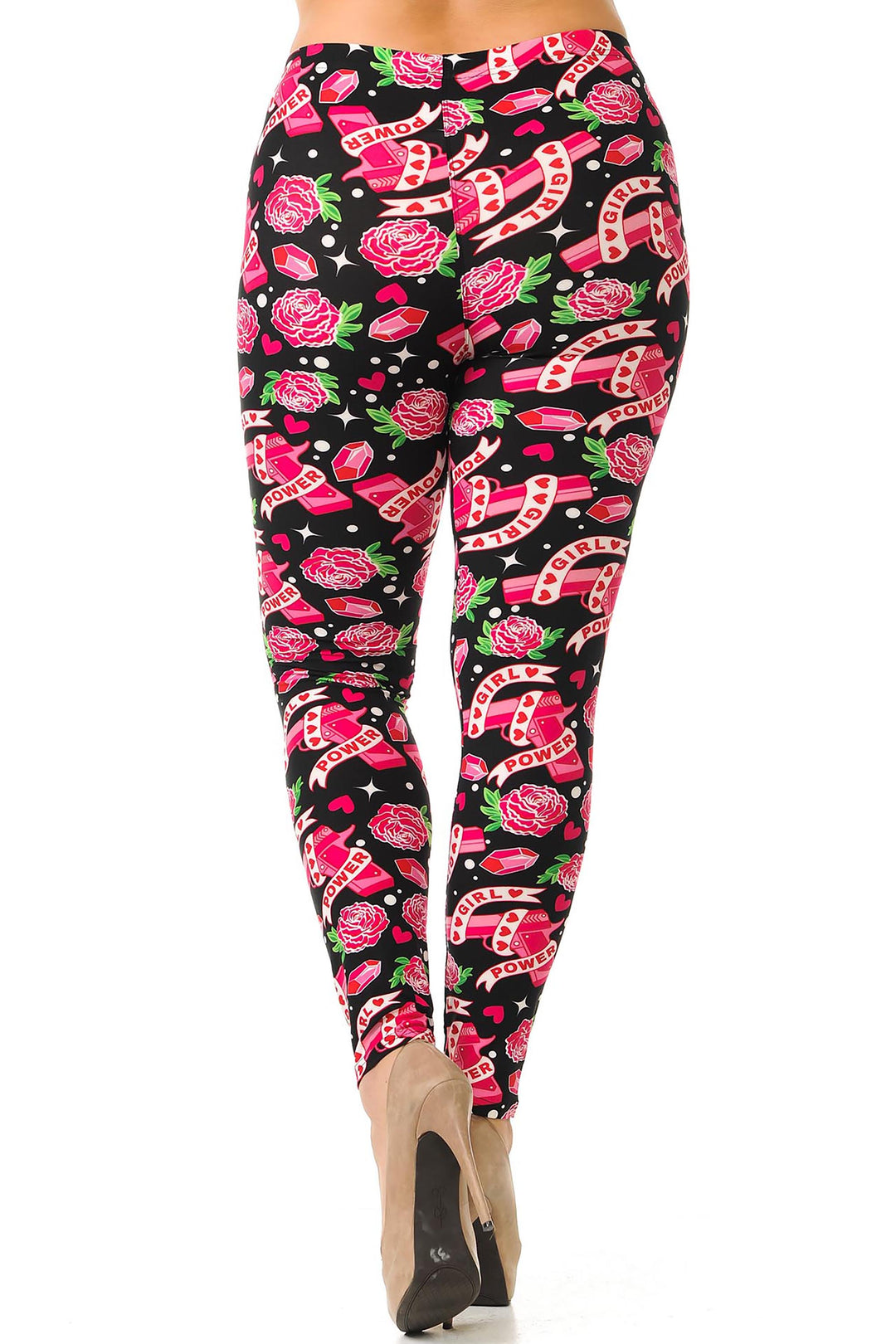 Buttery Smooth Girl Power Plus Size Leggings