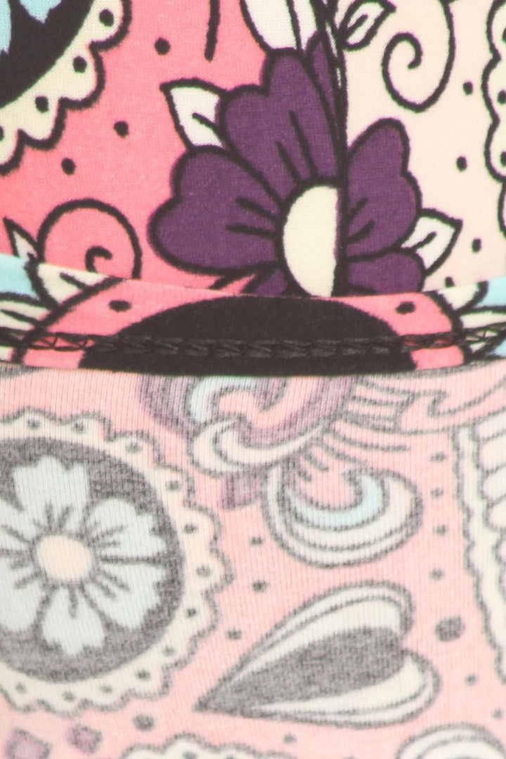 Buttery Smooth Pastel Sugar Skull Plus Size Leggings