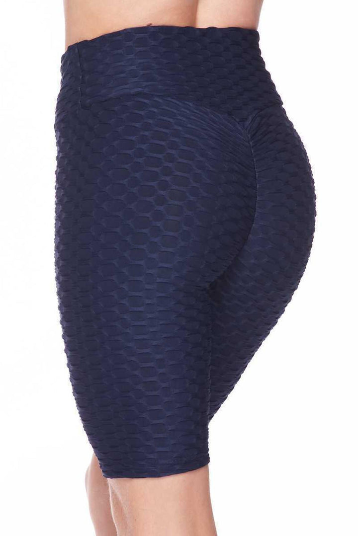 Scrunch Butt High Waisted Plus Size Biker Shorts