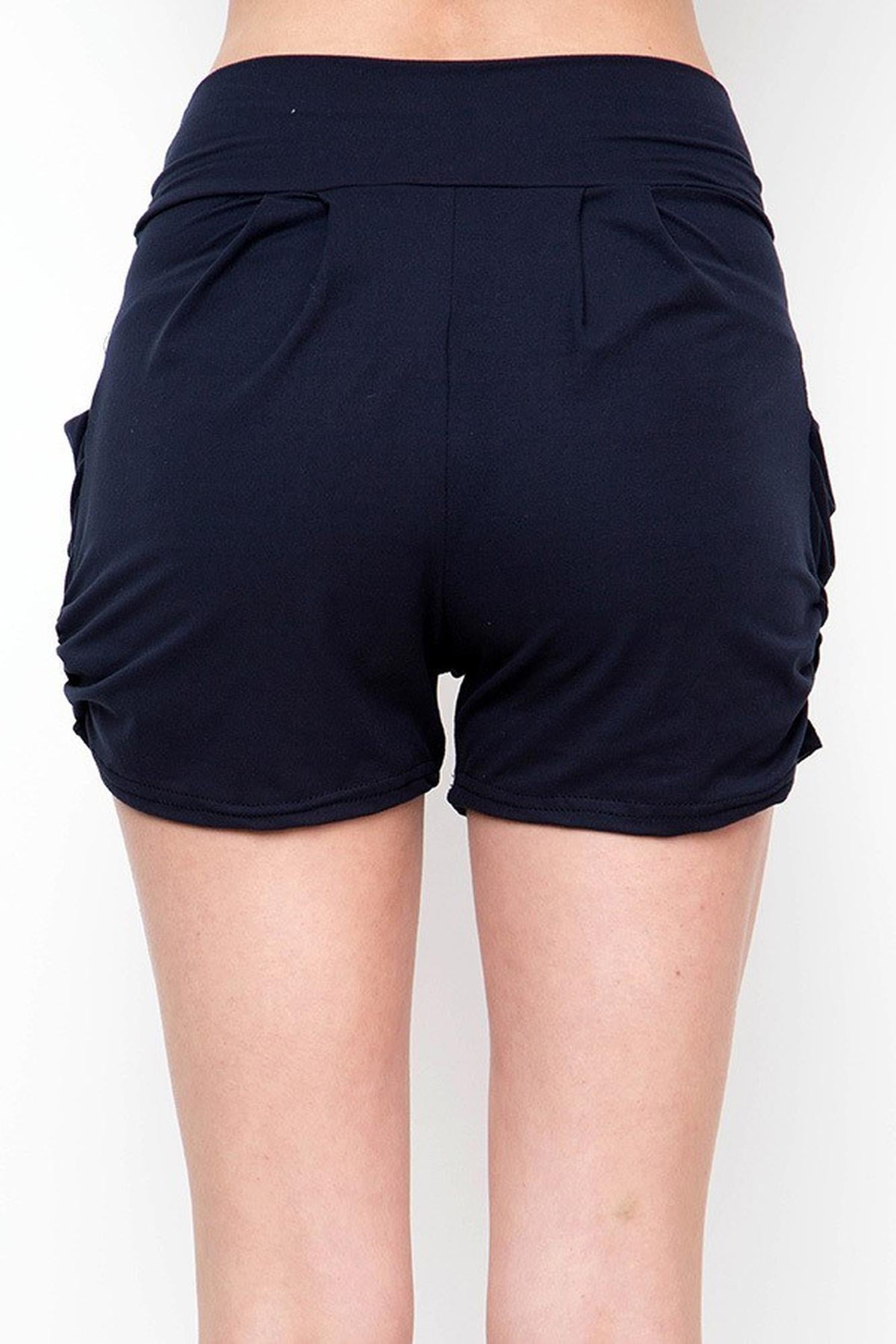 Buttery Soft Solid Basic Plus Size Harem Shorts