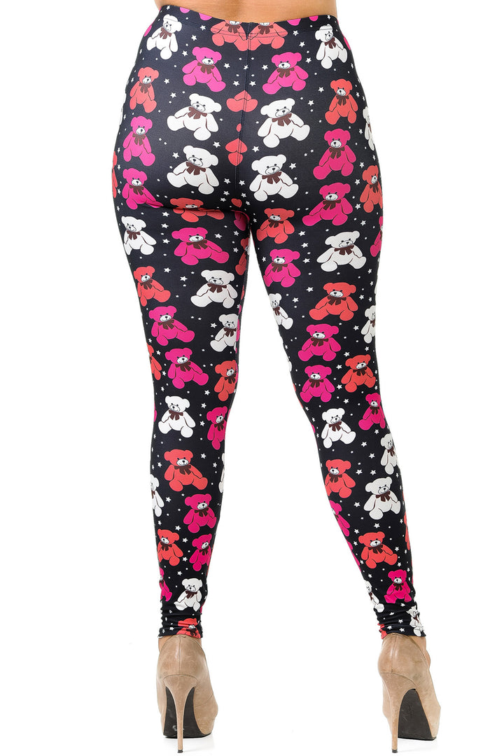 Creamy Soft Teddy Bear Plus Size Leggings