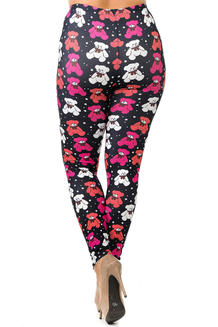 Creamy Soft Teddy Bear Plus Size Leggings