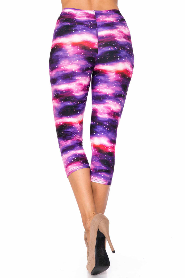 Creamy Soft Purple Mist Capris - USA Fashion