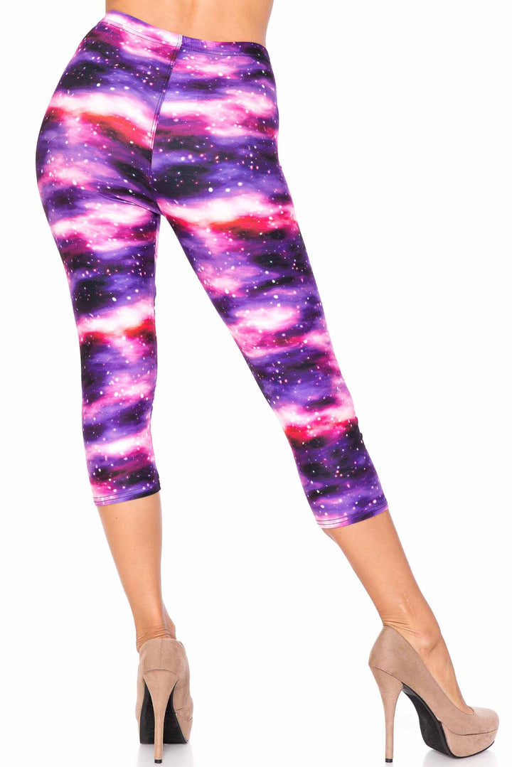 Creamy Soft Purple Mist Capris - USA Fashion