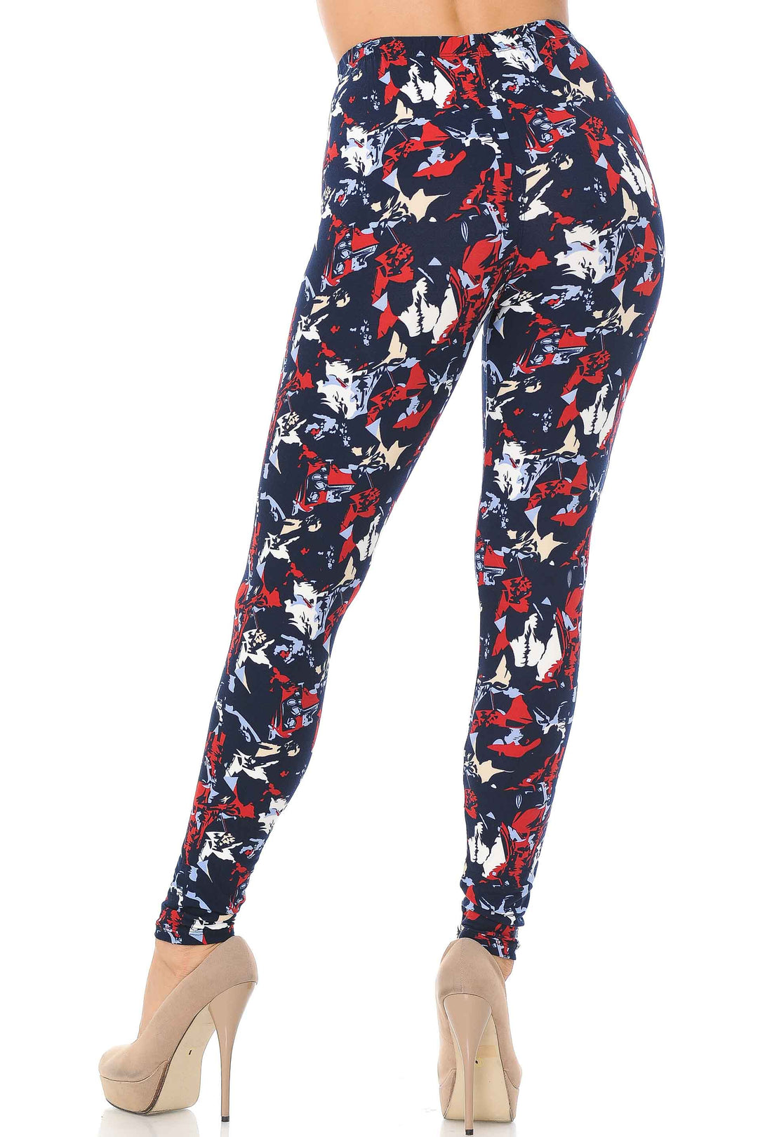 Buttery Smooth Abstract Splatter Leggings