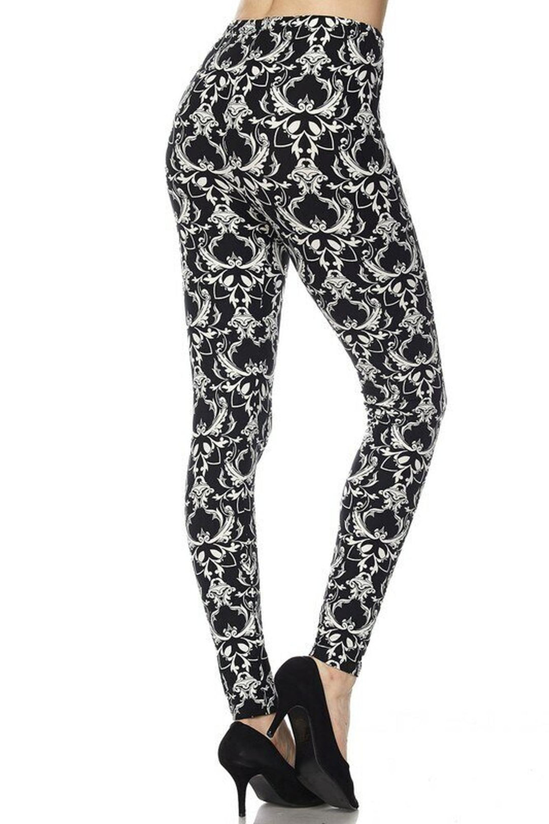 Buttery Smooth Baroque Wreath Leggings