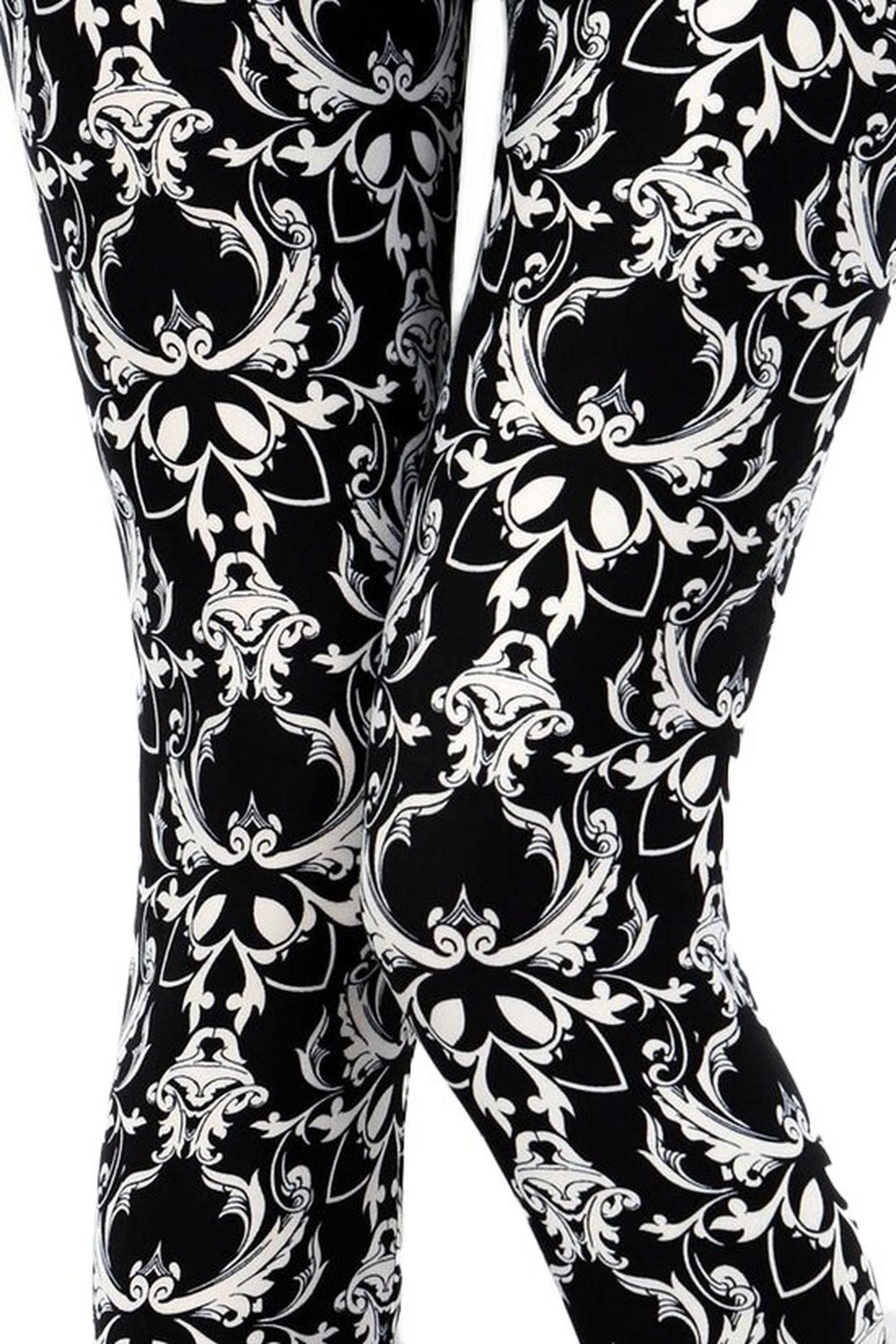 Buttery Smooth Baroque Wreath Leggings