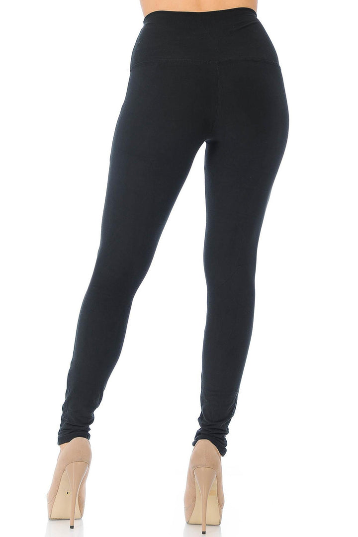 Buttery Smooth Basic Solid High Waisted Leggings - 5 Inch - New Mix