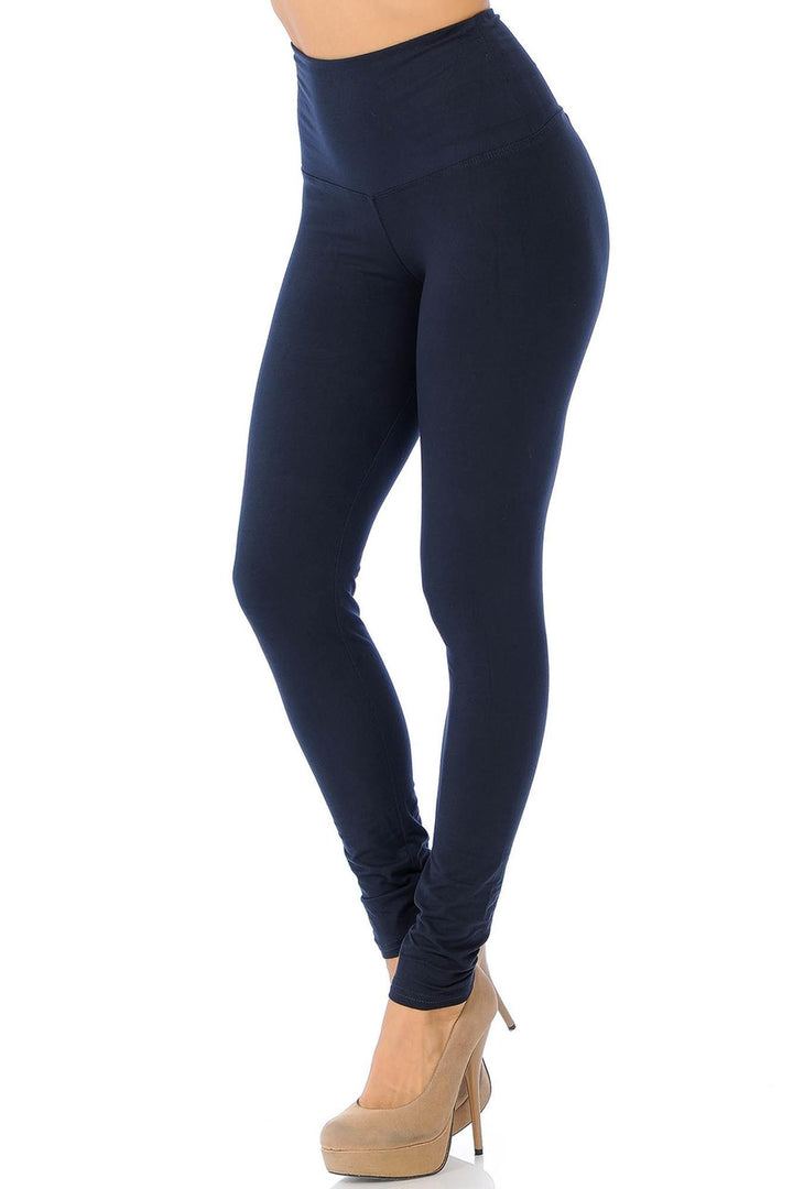 Buttery Smooth Basic Solid High Waisted Leggings - 5 Inch - New Mix