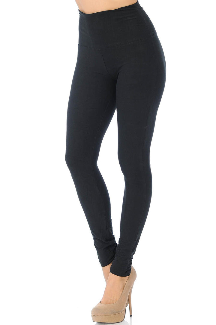 Buttery Smooth Basic Solid High Waisted Leggings - 5 Inch - New Mix