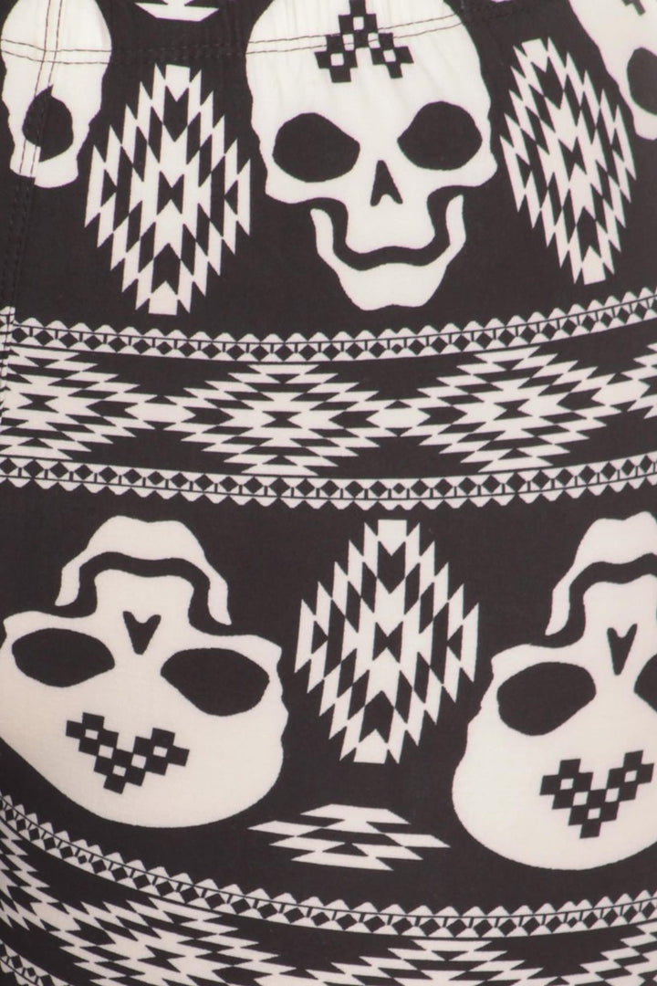 Buttery Smooth Skull Tribe Leggings