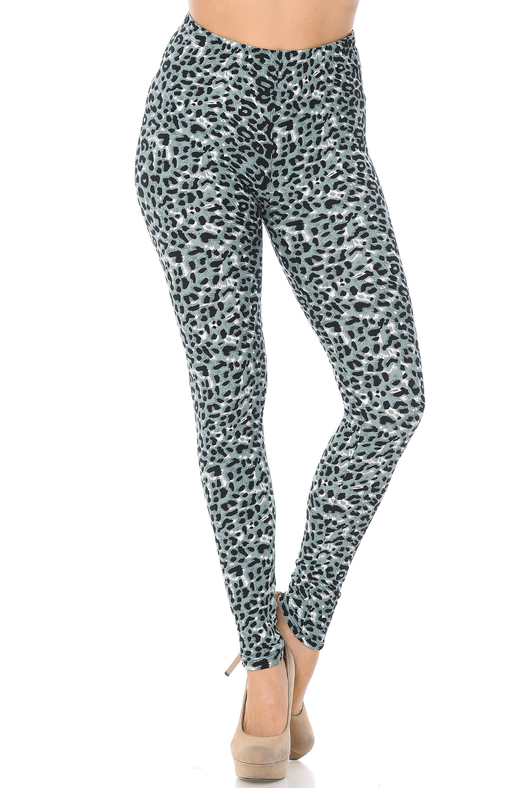 Buttery Smooth Snow Leopard Leggings