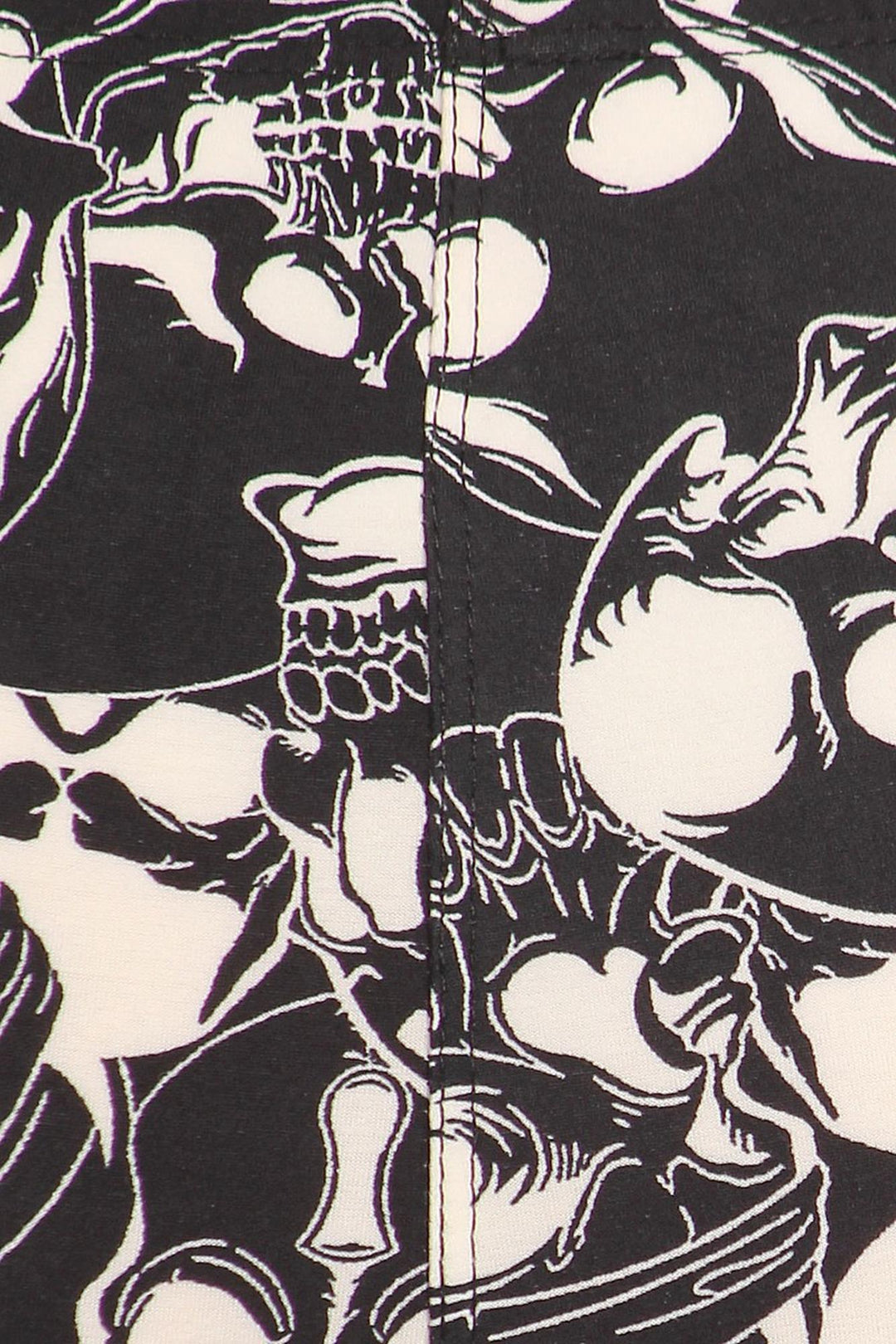 Buttery Smooth Black Layers of Skulls Leggings