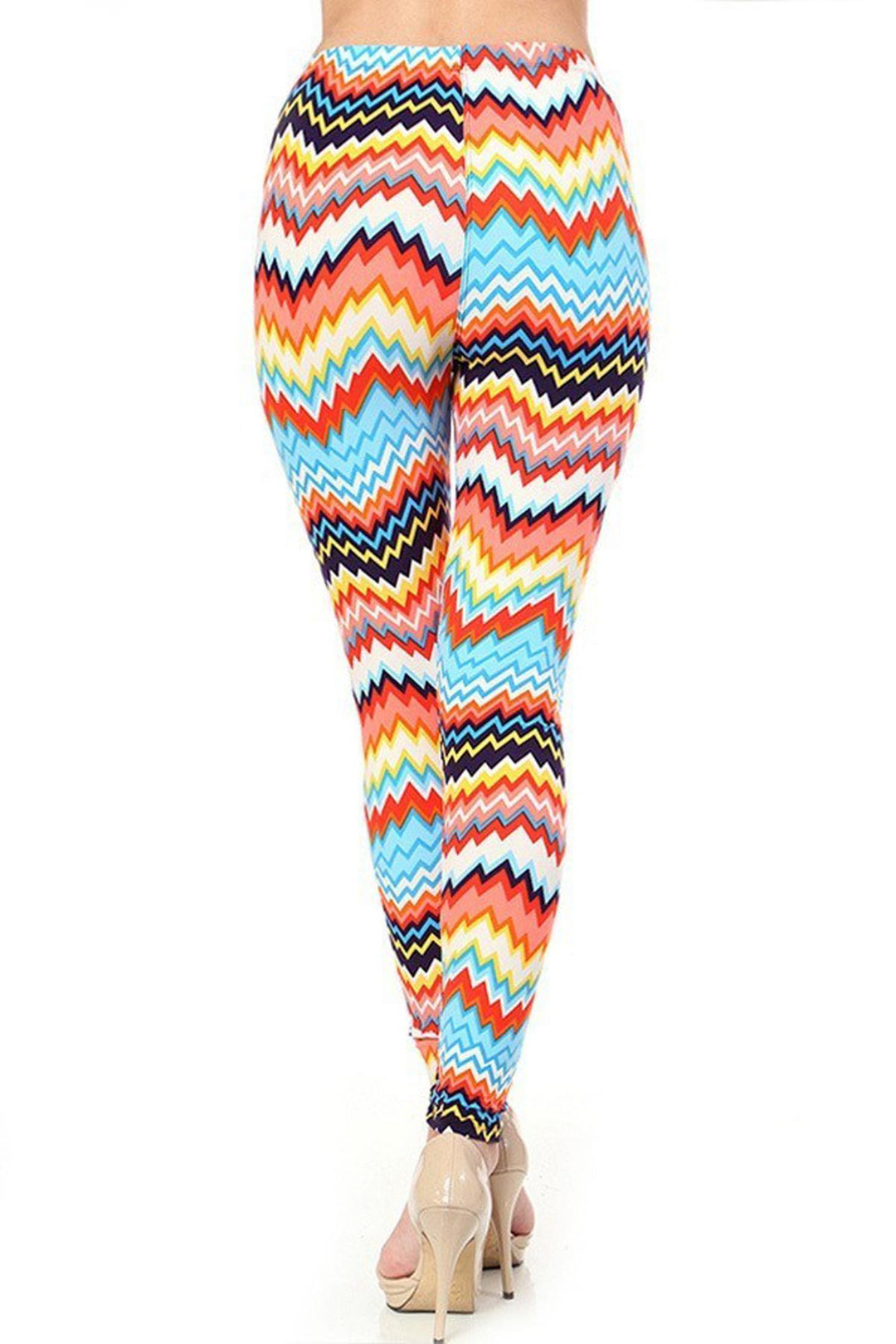 Buttery Smooth Colorful Chevron Surprise Leggings