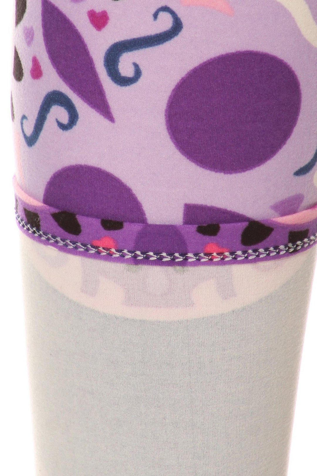 Buttery Smooth Violet Sugar Skulls Leggings