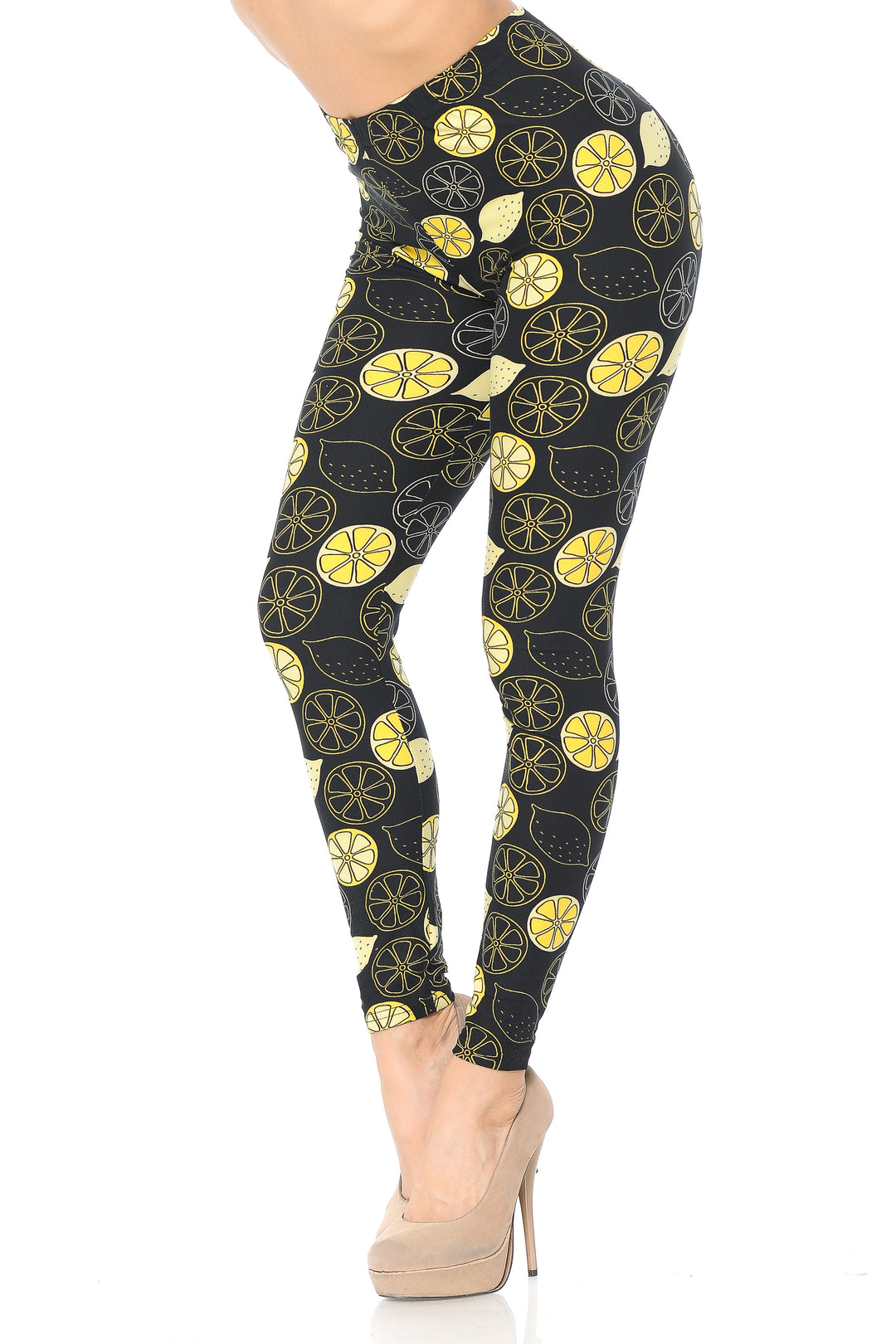 Buttery Smooth Juicy Summer Lemons  Leggings