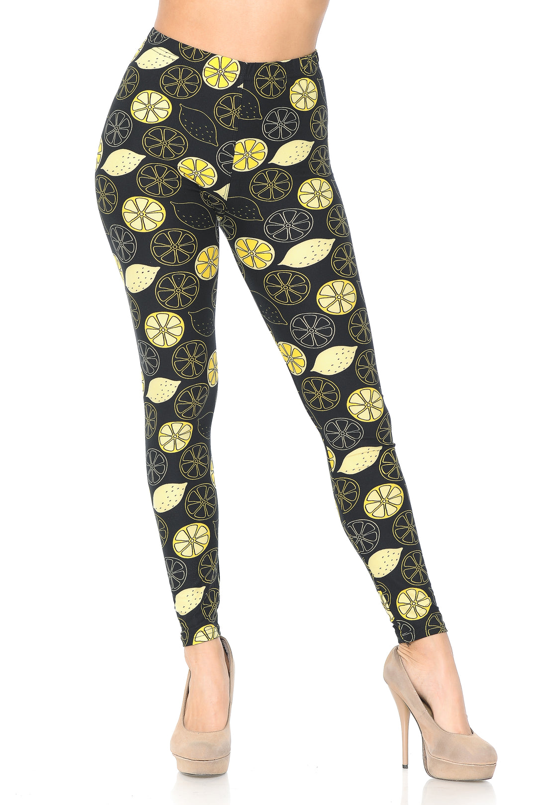 Buttery Smooth Juicy Summer Lemons  Leggings