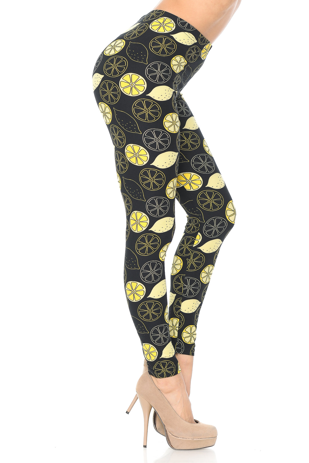 Buttery Smooth Juicy Summer Lemons  Leggings
