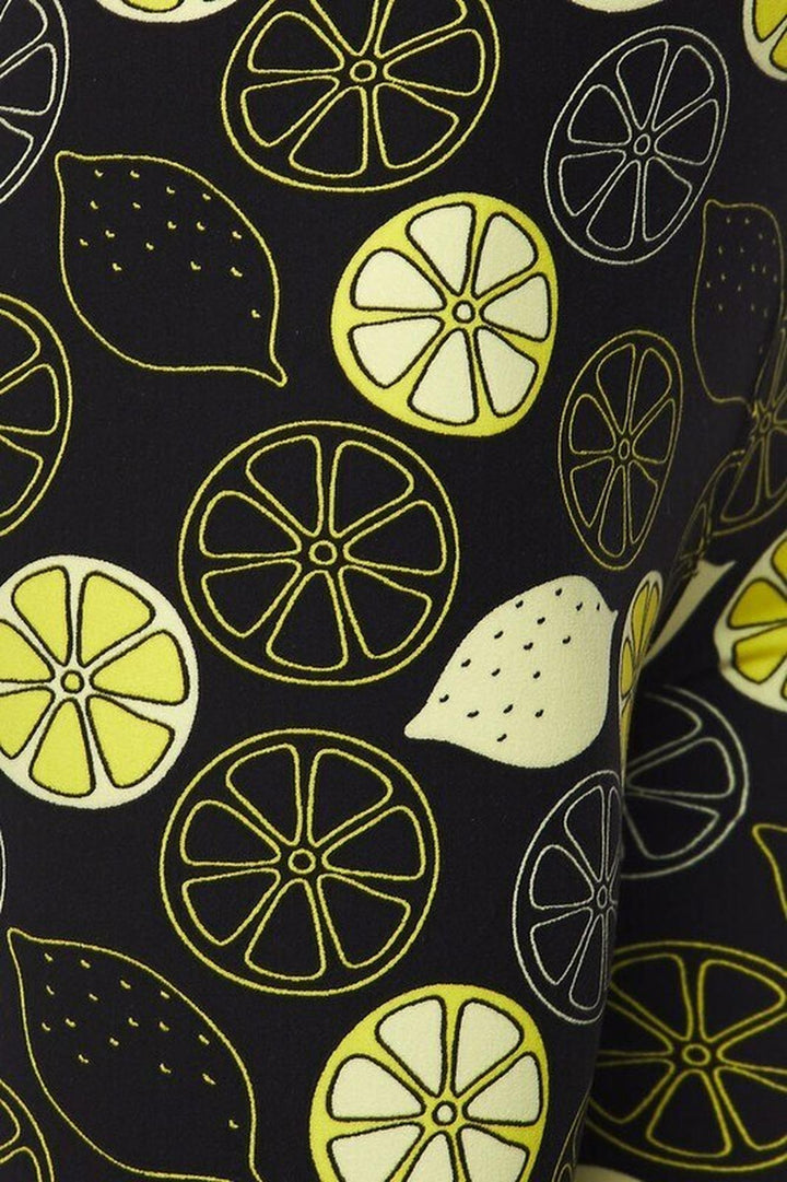 Buttery Smooth Juicy Summer Lemons  Leggings