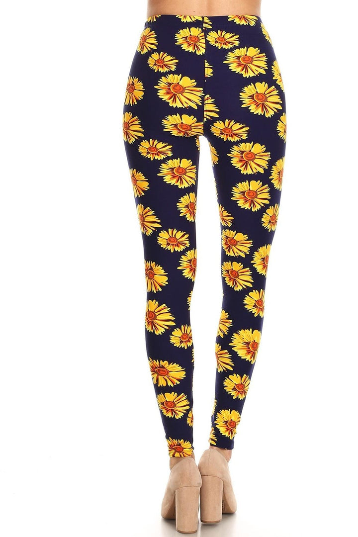 Buttery Smooth Summer Daisy Leggings