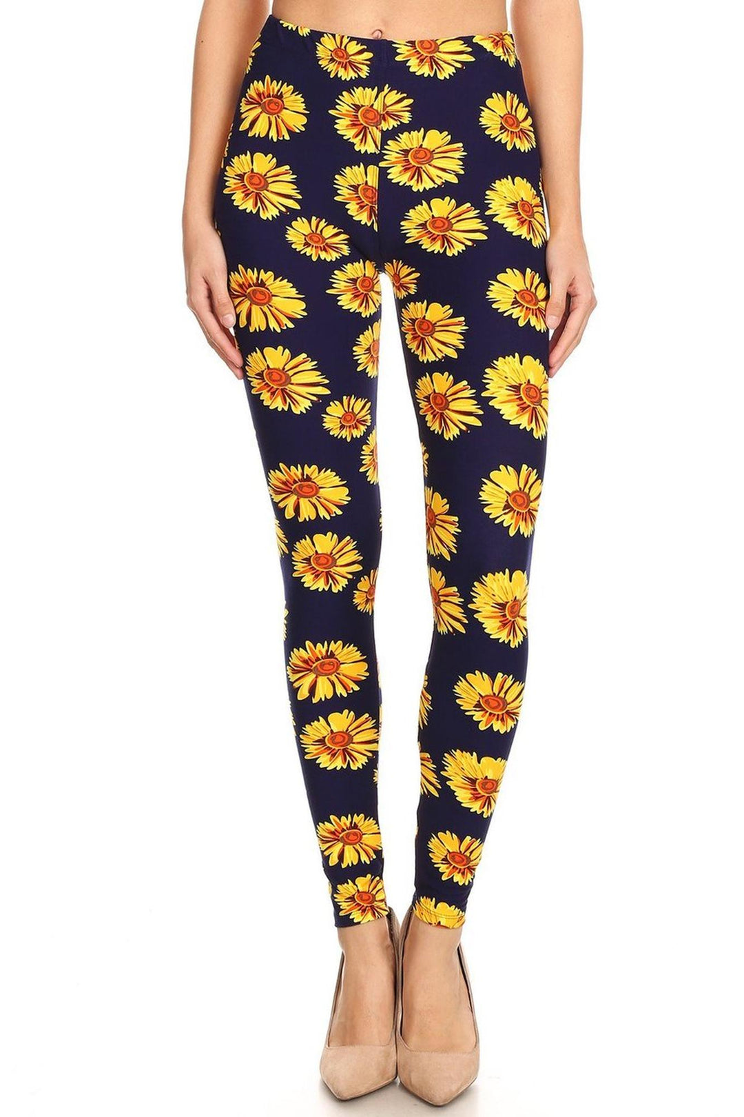 Buttery Smooth Summer Daisy Leggings