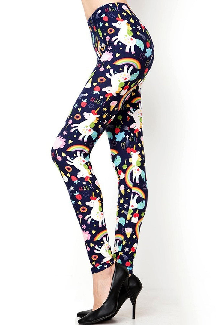 Buttery Smooth Magic Unicorns and Treats Leggings