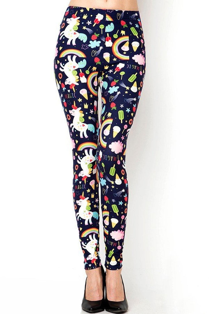 Buttery Smooth Magic Unicorns and Treats Leggings