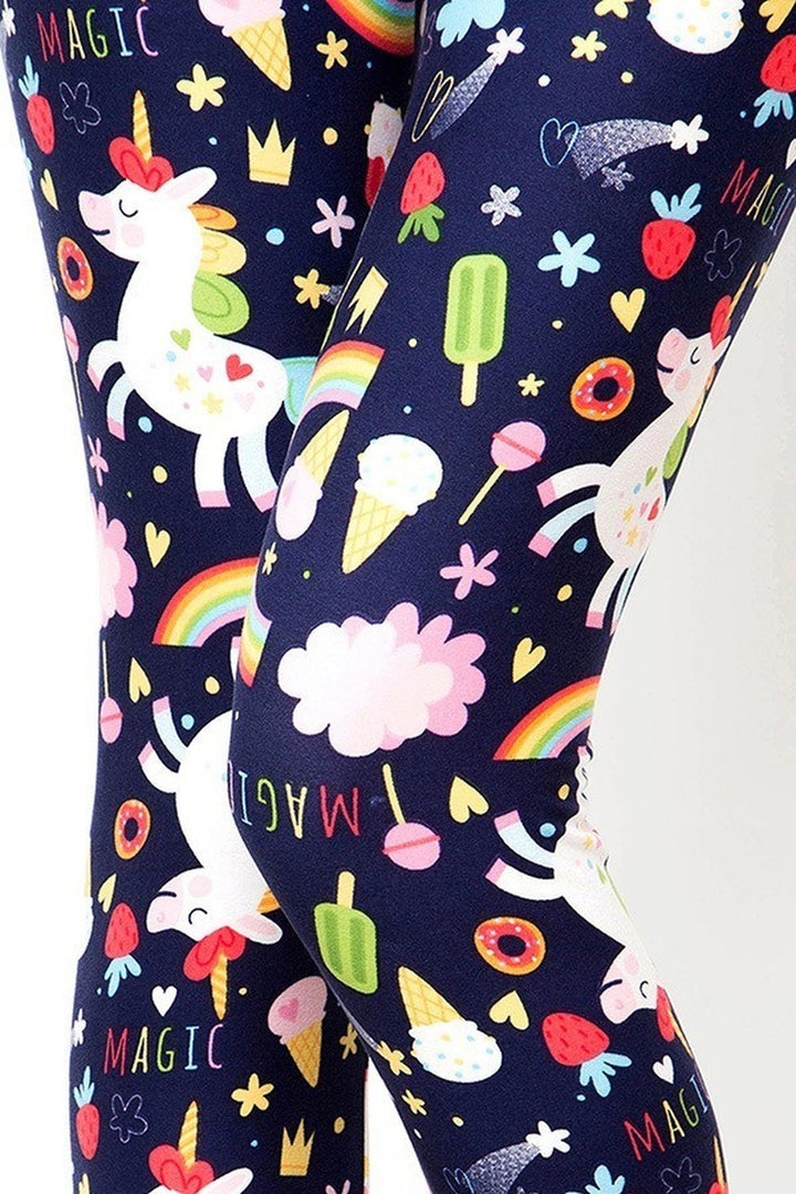 Buttery Smooth Magic Unicorns and Treats Leggings