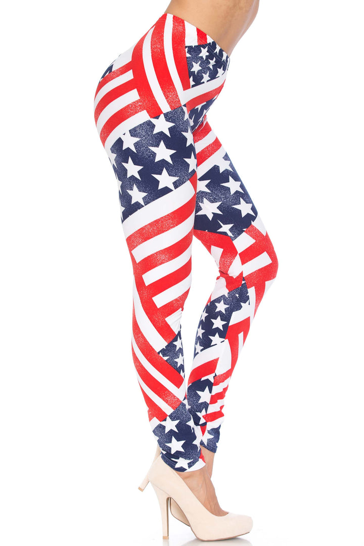 Patriot USA Flag Leggings
