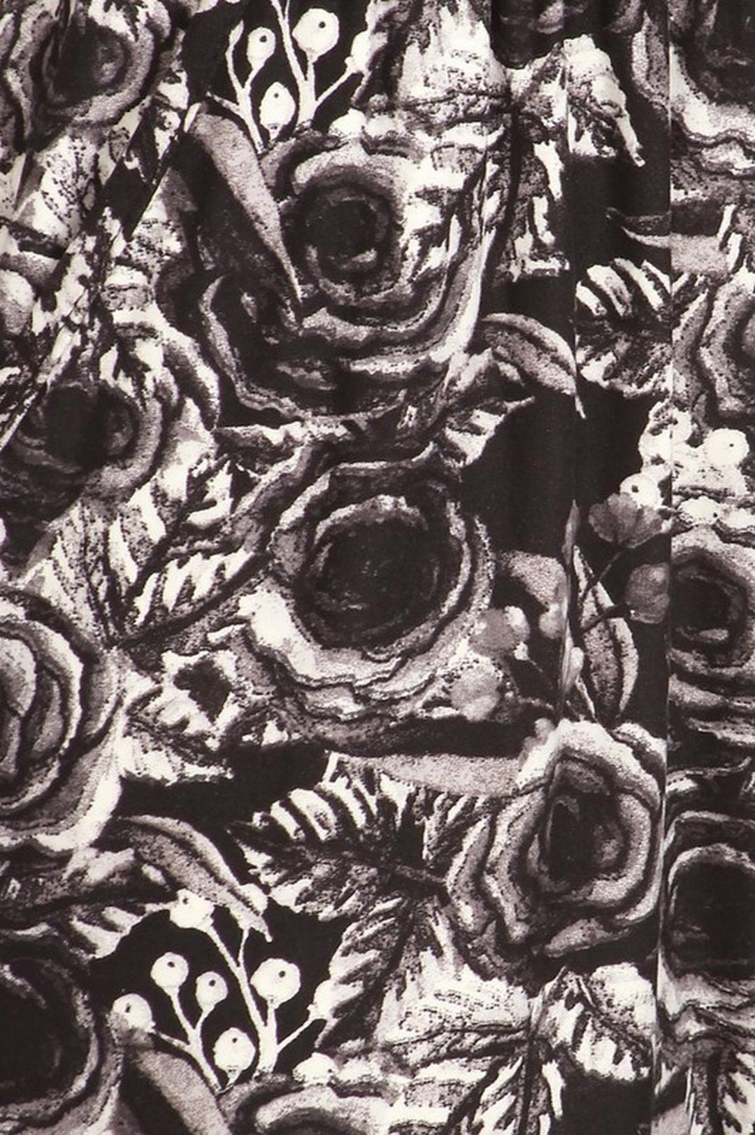 Buttery Soft Black and White Rose Floral Joggers