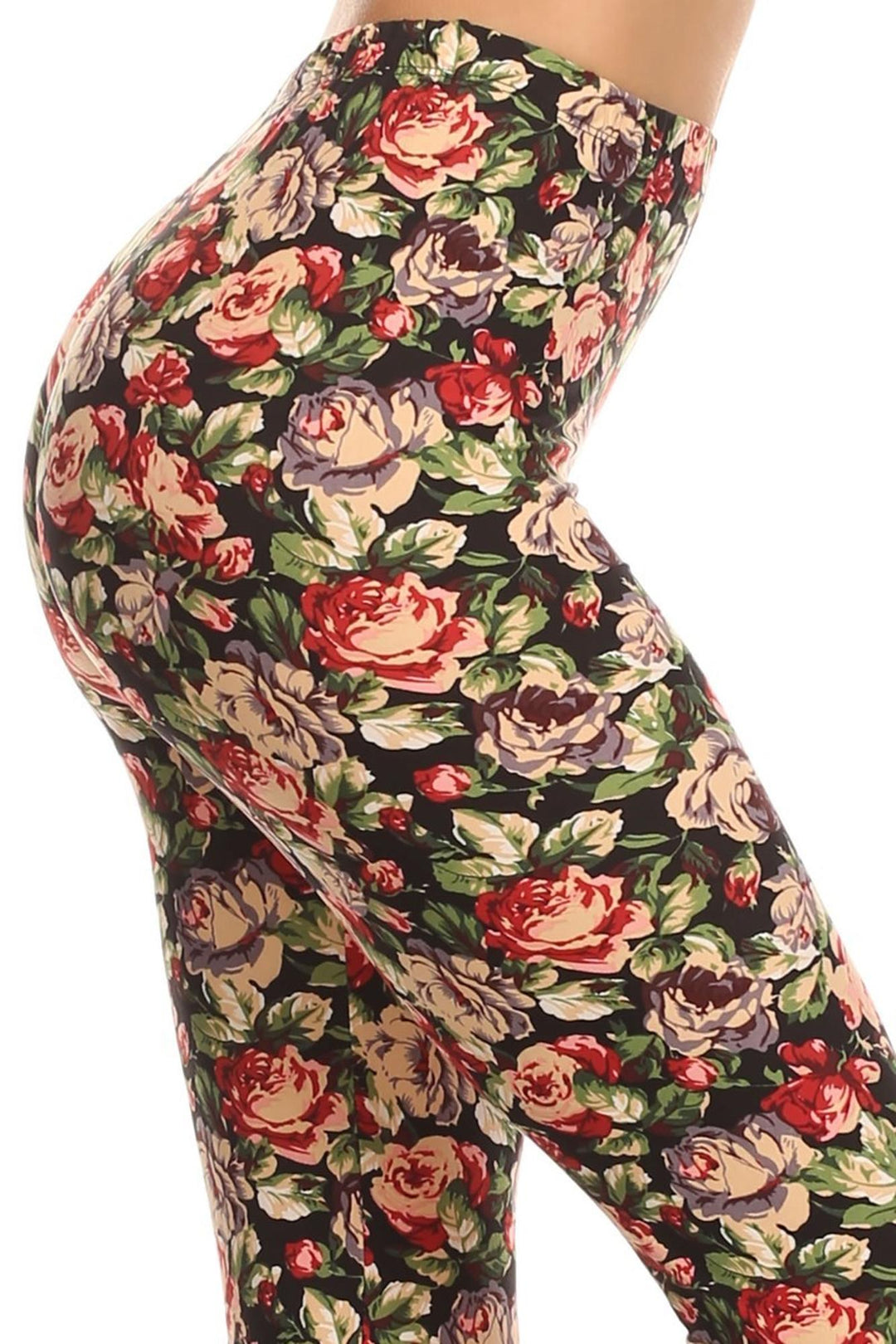 Buttery Smooth Vintage Floral Leggings