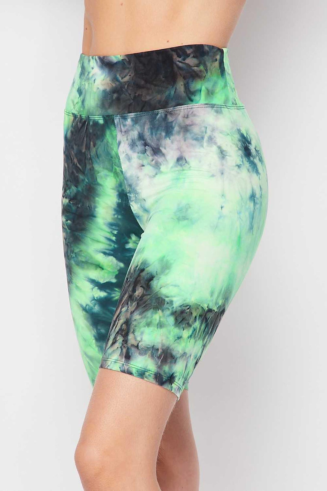 Buttery Soft Tie Dye High Waisted Biker Shorts - 3 Inch Waist